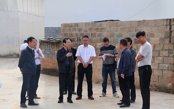 楊元輝帶隊調研農村人居環境整治提升工作